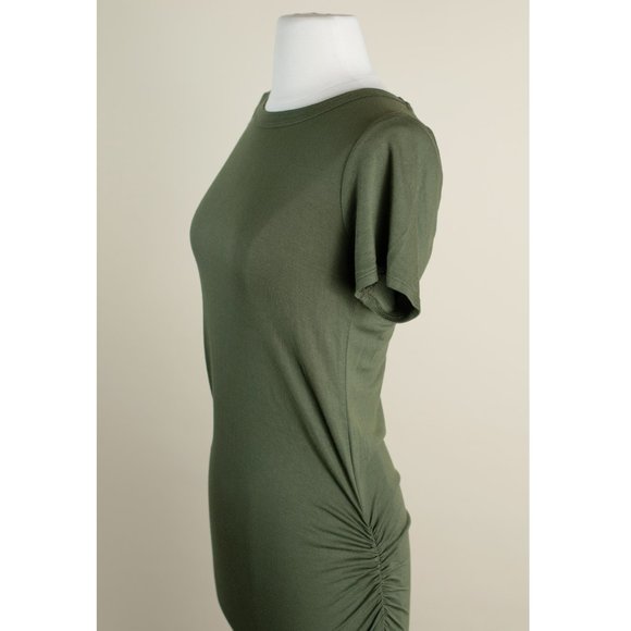 NEW Evereve Allison Joy Ruched Jersey Knit Dress - Picture 7 of 9